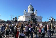 Dibadbaxa Black Lives Matter oo maanta Helsinki ka dhacay