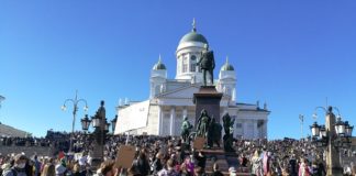 Dibadbaxa Black Lives Matter oo maanta Helsinki ka dhacay