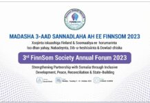 Ururka FinnSom oo kaashanaya safaaradda Finland ee Soomaaliya oo muqdisho ku qabtay madasha 3aad ee sannadlaha ah ee FinnSom