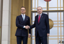 Madaxweynaha Finland Stubb iyo wefdi uu hoggaaminayo oo booqasho shaqo ku tegay Turkiye– Ergayga gaarka ah ee Finland u qaabilsan nabadda Geeska Afrika Suldaan Said Ahmed oo wefdiga qayb ka ahaa