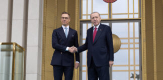 Madaxweynaha Finland Stubb iyo wefdi uu hoggaaminayo oo booqasho shaqo ku tegay Turkiye– Ergayga gaarka ah ee Finland u qaabilsan nabadda Geeska Afrika Suldaan Said Ahmed oo wefdiga qayb ka ahaa